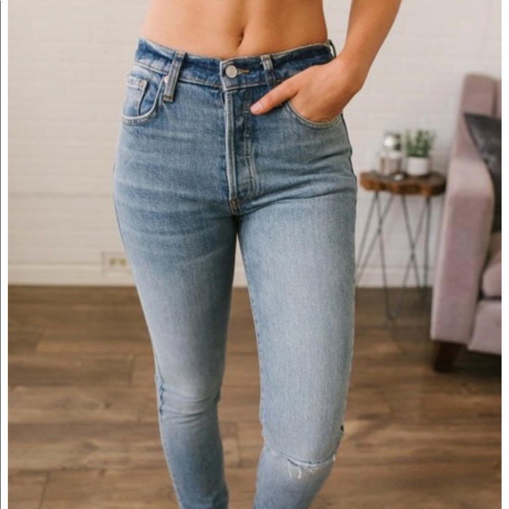 Free people Stella skinny jeans - Picture 2 of 8